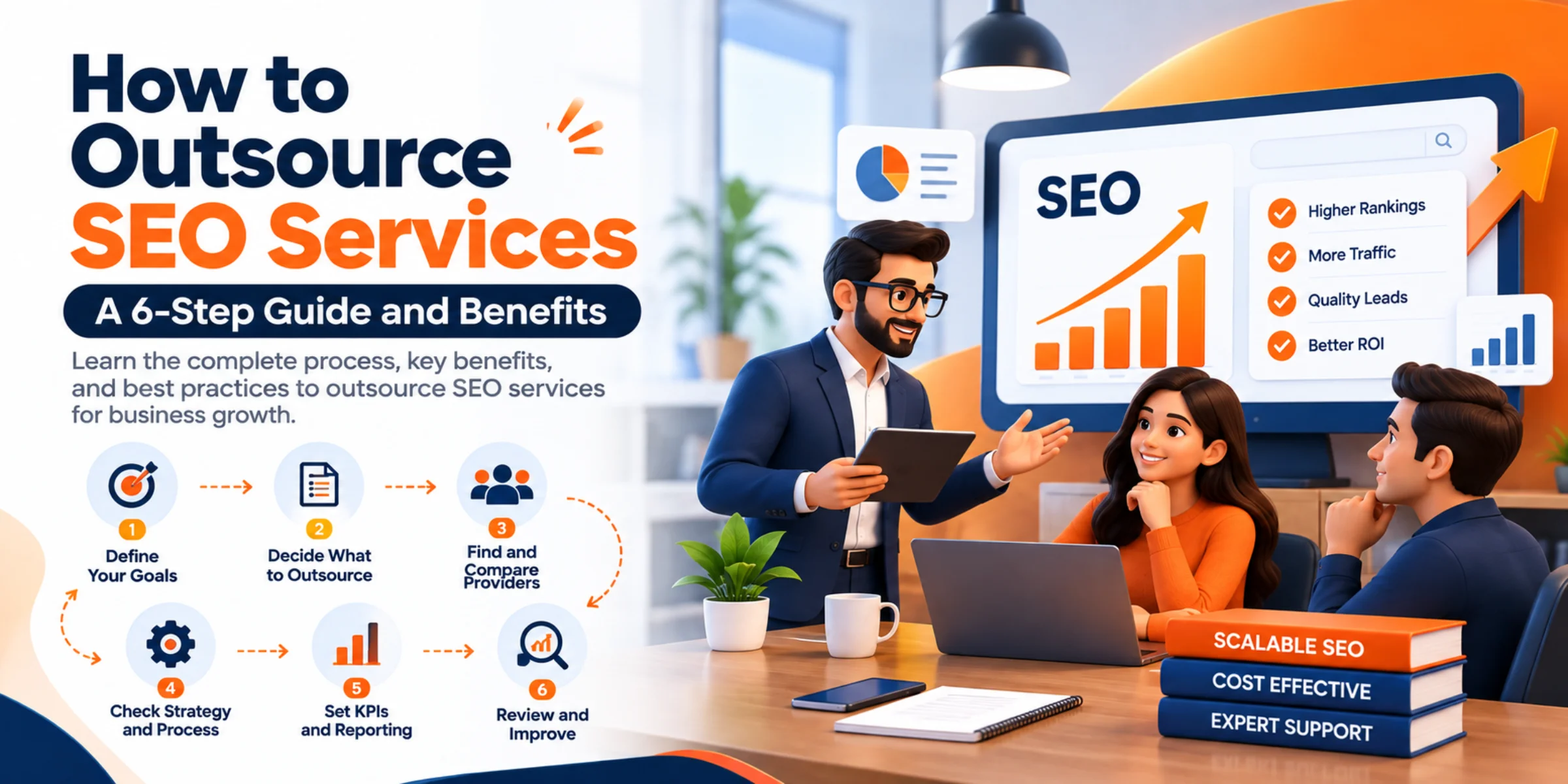 How to Outsource SEO Services: A 6-Step Guide and Benefits